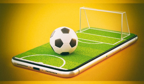 Ставки на футбол в мобильном приложении в букмекерской конторе